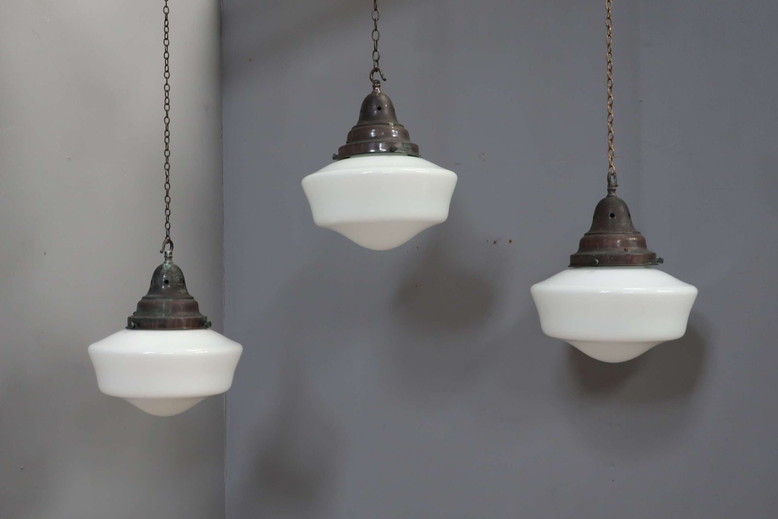 Opaline Chapel Lights; 1 Remaining
