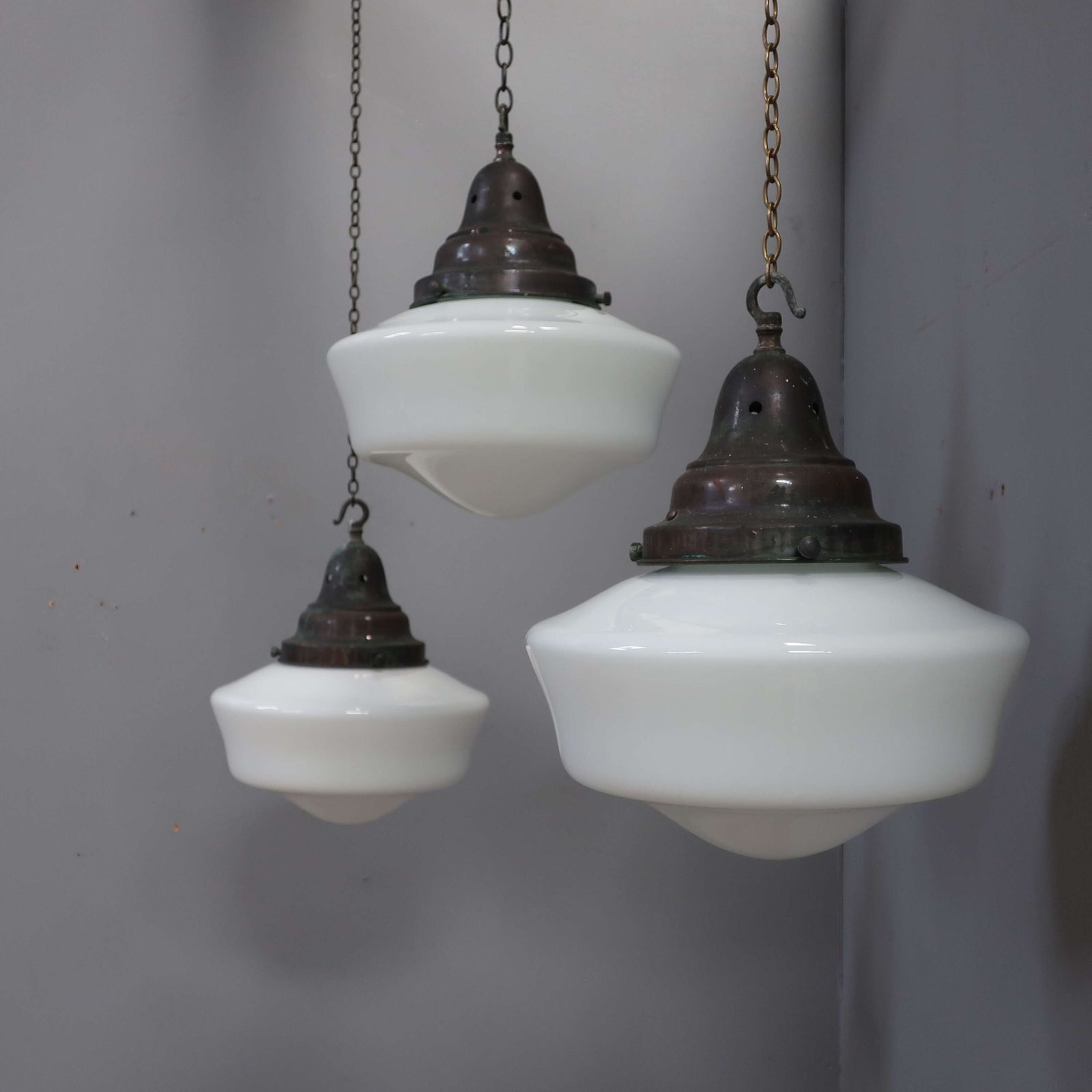 Opaline Chapel Lights; 1 Remaining photo Lighting
