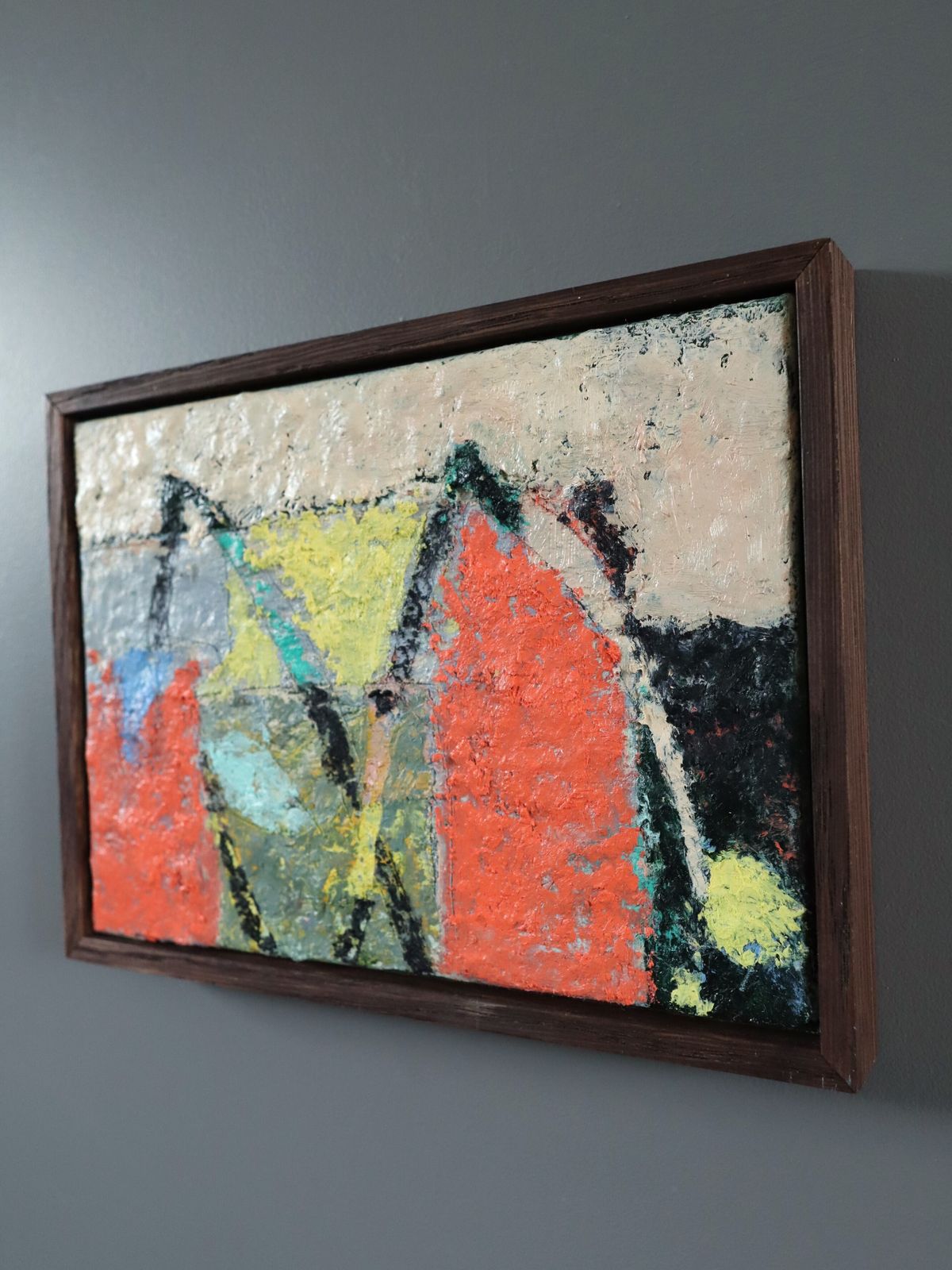 Lloyd Durling Abstract Plants , Oil Painting photo for sale