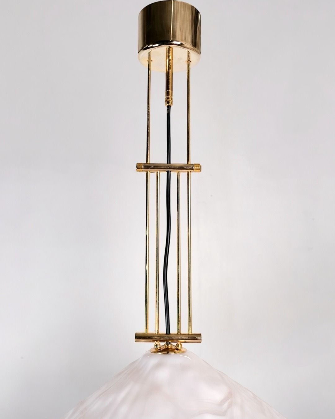photo buy Murano Glass And Brass Pendant Light By La Murrina, Italy, 1970s