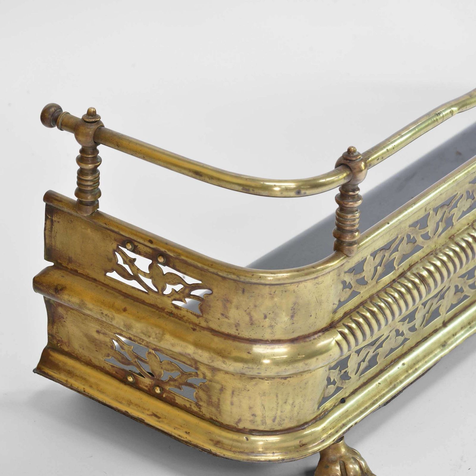 19th Century Brass Fender, 1800s photo for sale