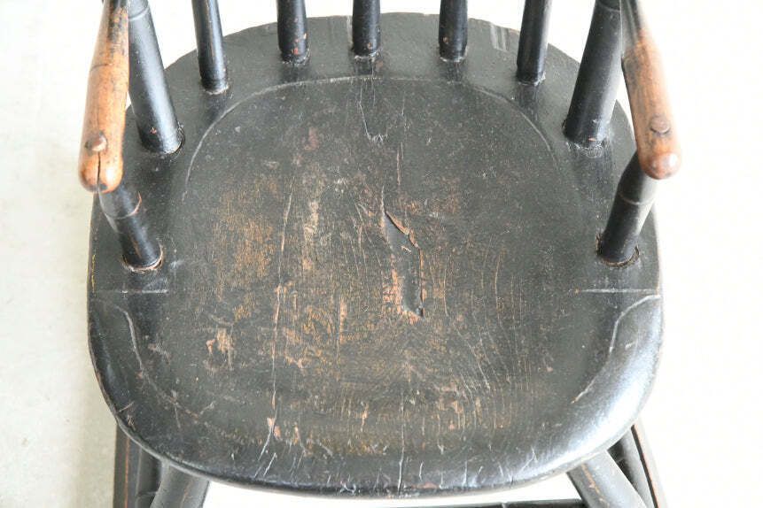 Antique Stained Childs Chair, 1800s photo buy