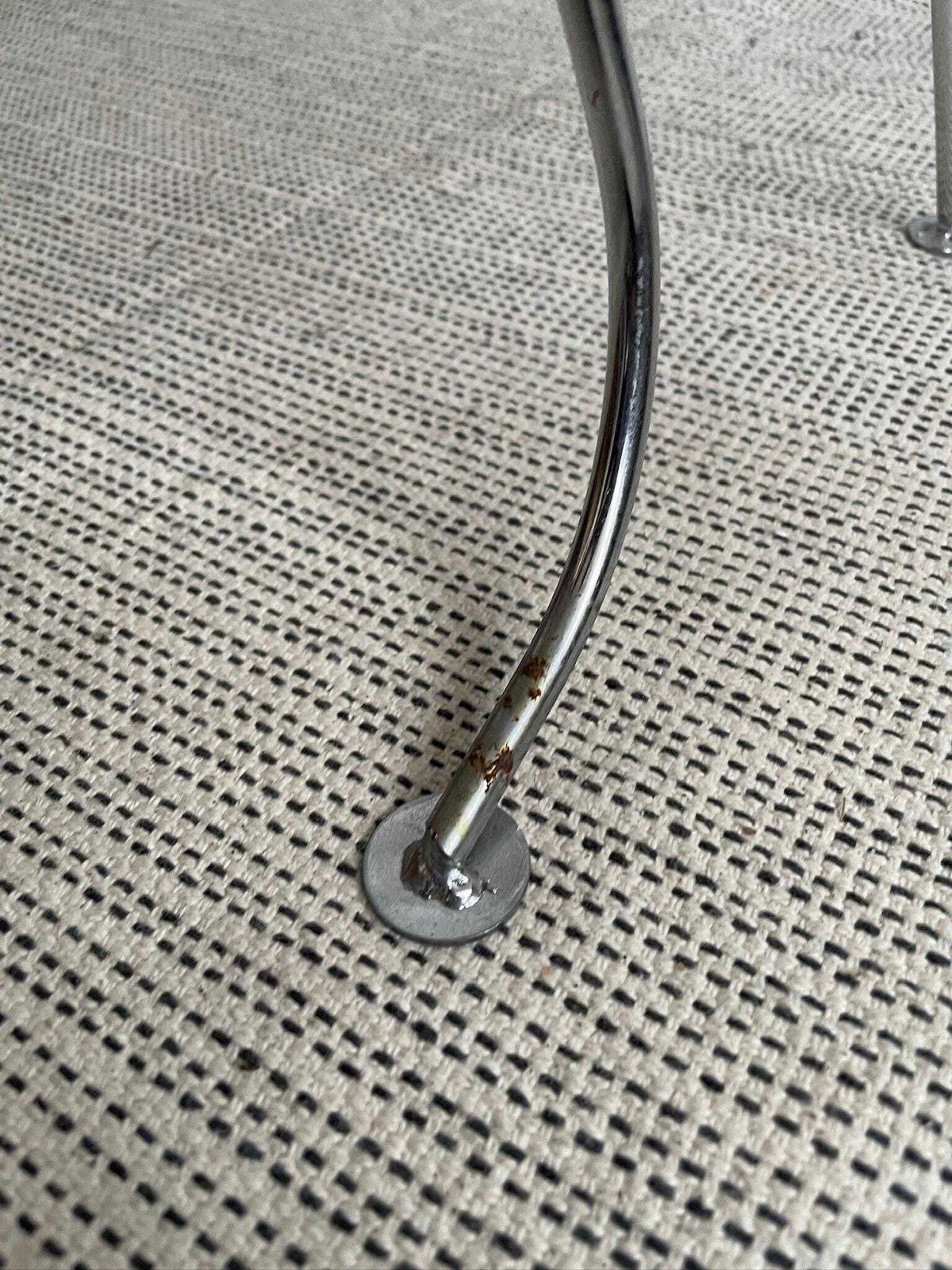 photo for sale Vintage Wire Metal Wavy Dvd Storage Rack Stand 90s Ikea   Pair Available