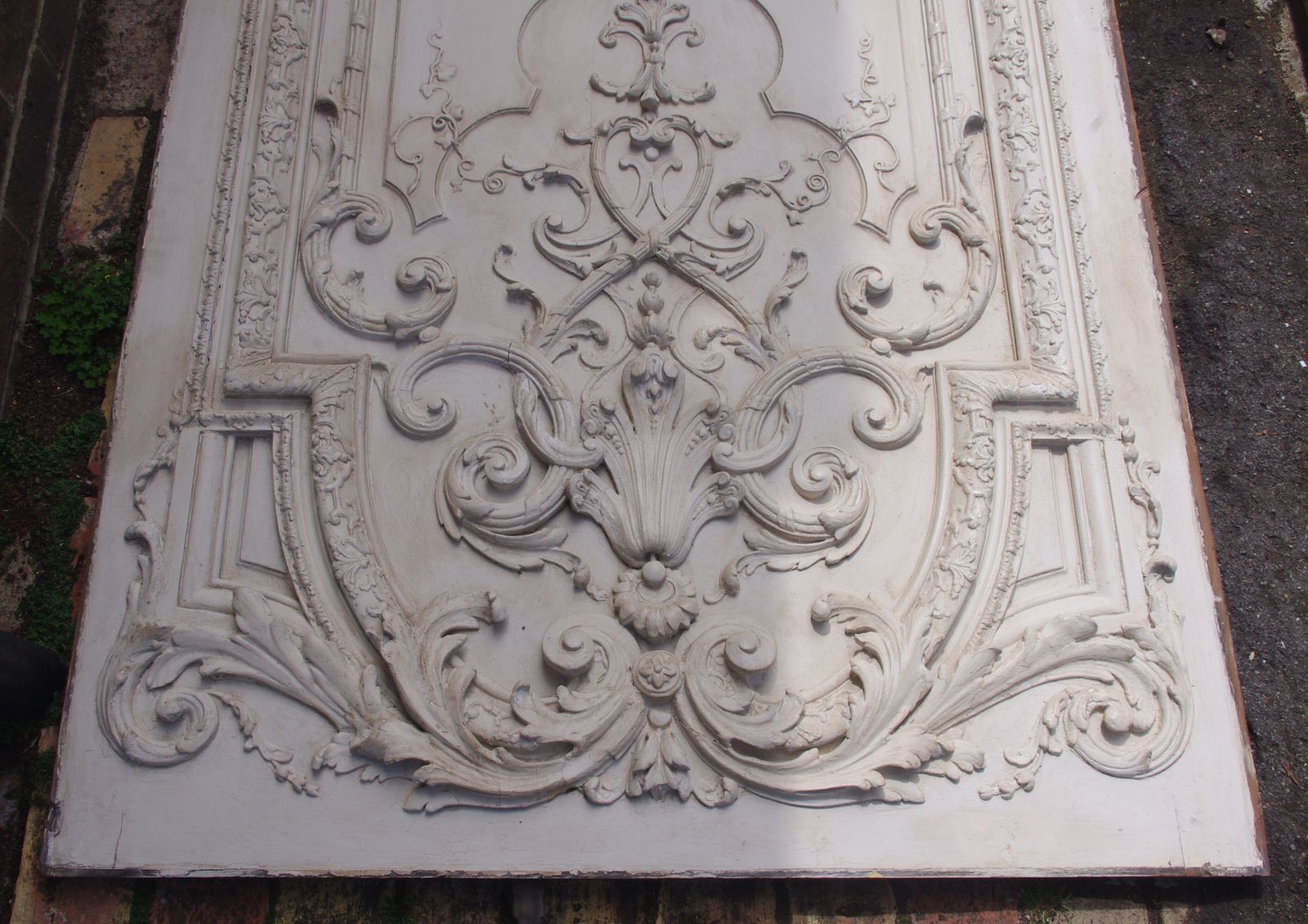 Pair Of 19th Century French Painted Decorative Boiserie Wall Panels photo vinterior