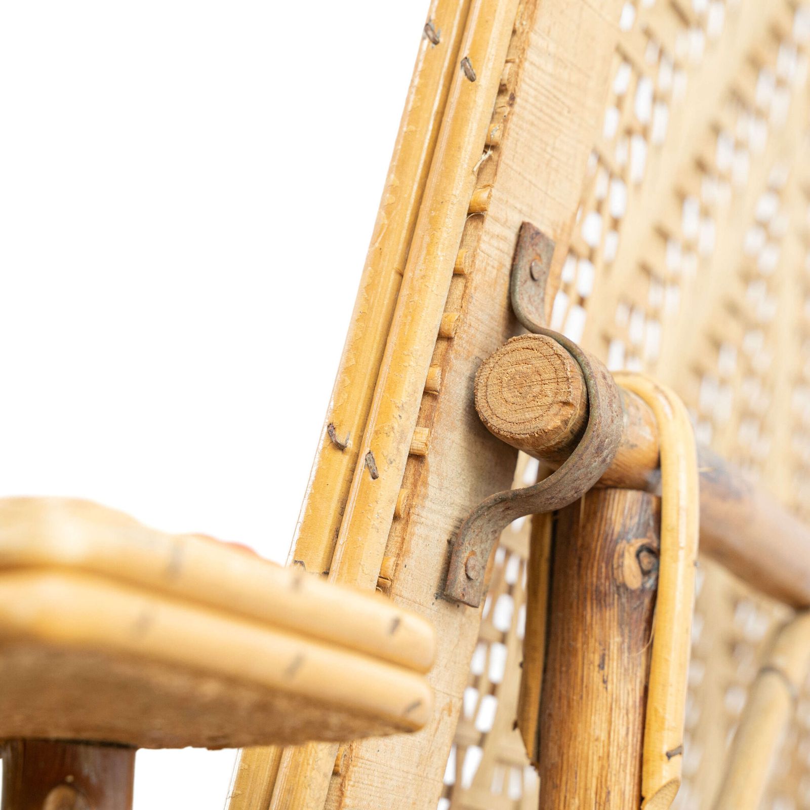 A French 1950’s Rattan Lounger photo buy