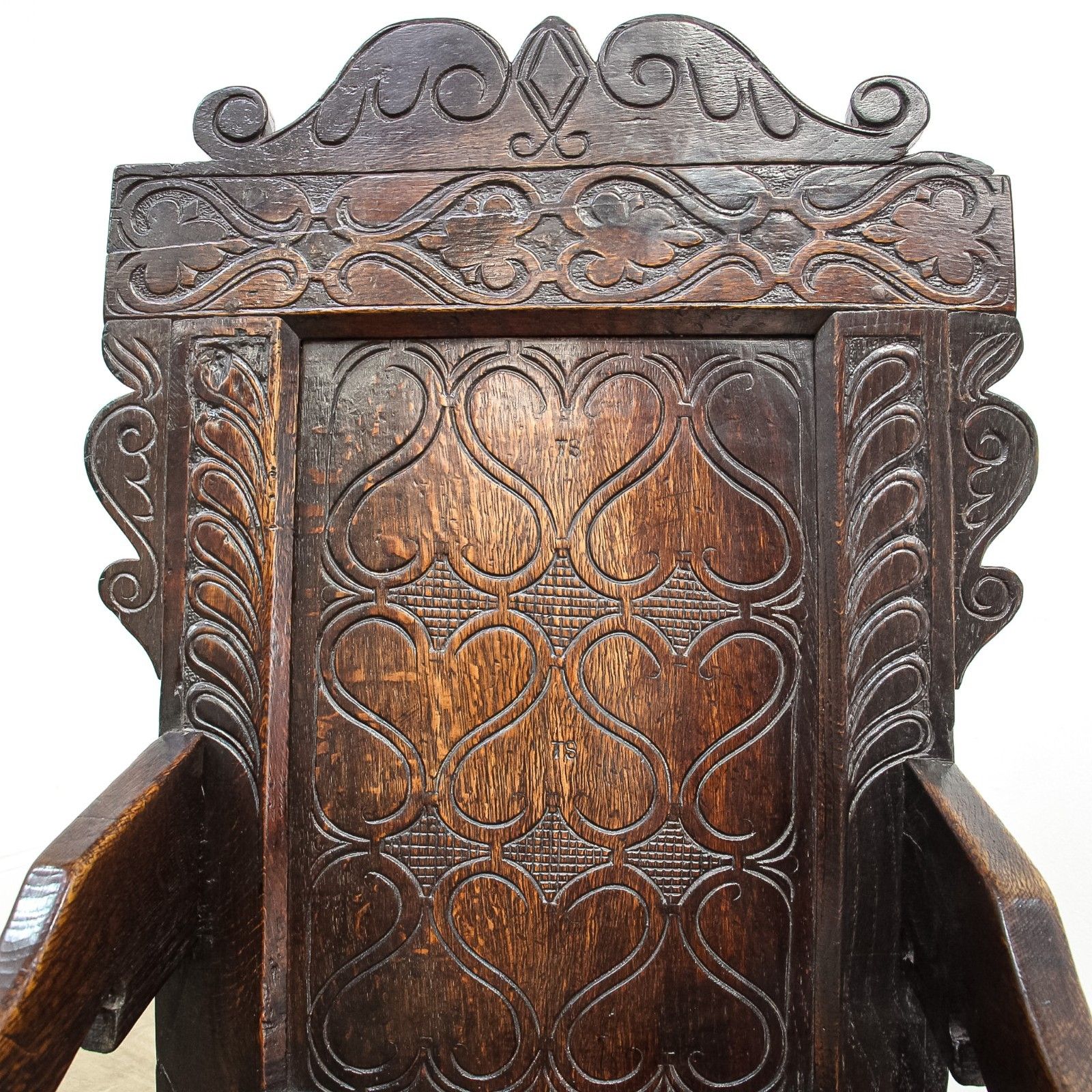 17th Century Charles I Oak Wainscot Chair photo furniture