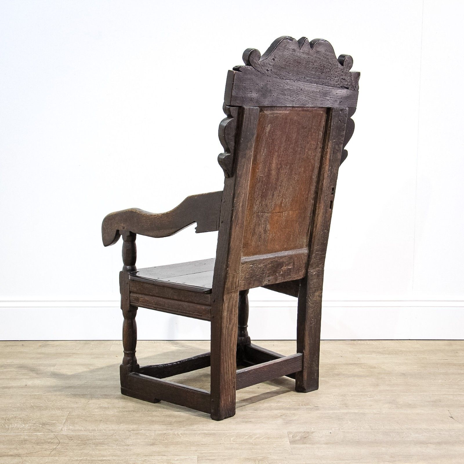 17th Century Charles I Oak Wainscot Chair photo vinterior