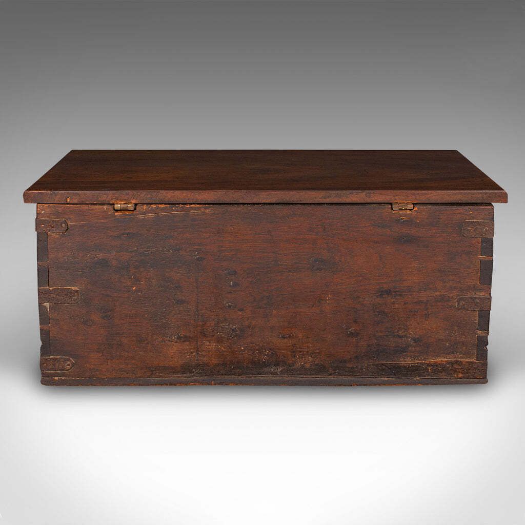 Antique Studded Zanzibar Chest, African, Carriage Trunk, Victorian, Circa 1850 photo 1545.0