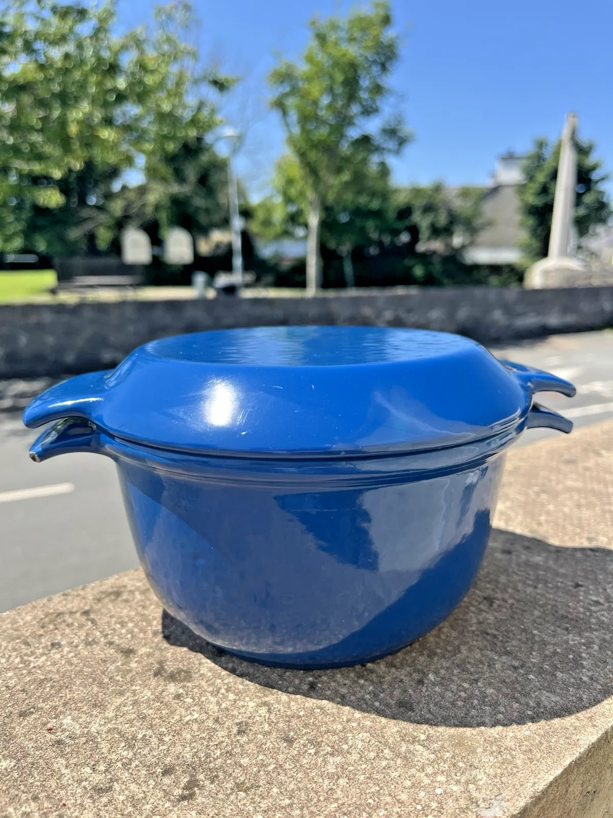 Mid Century Danish Nacco 16e Michael Lax Cast Iron Casserole Dish Dutch Oven
