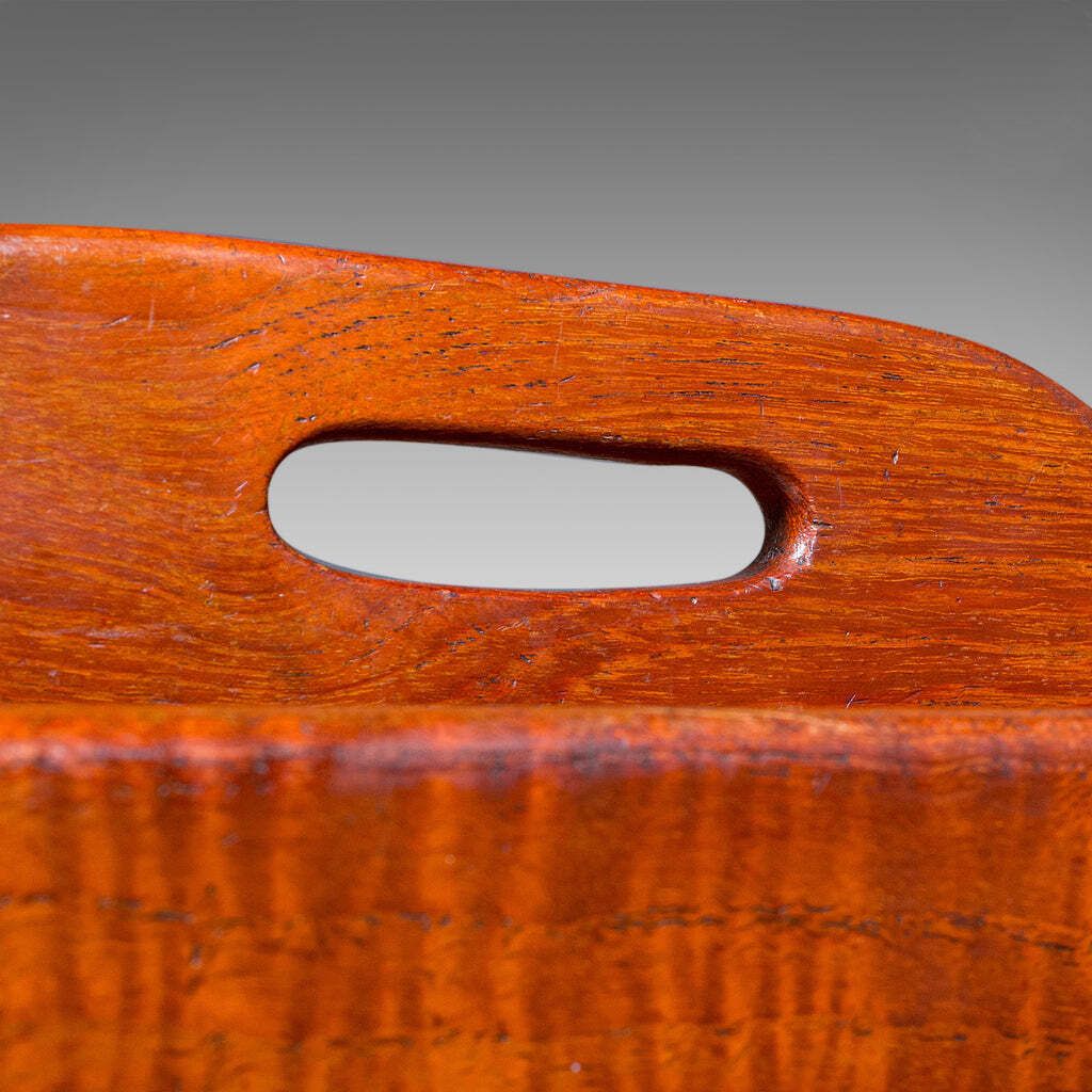 photo furniture Antique Footman's Carry Tray, English, Fruitwood, Butler's Work Box, Victorian