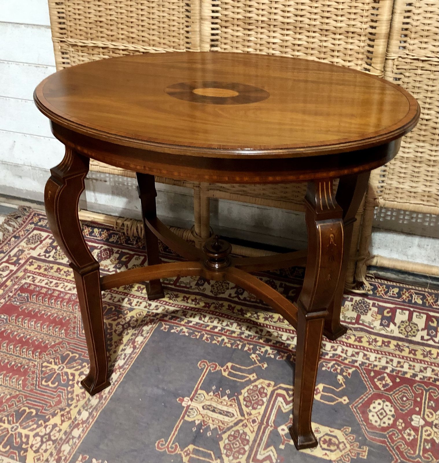 Furniture Handsome Edwardian Occasional Or Centre Table photo