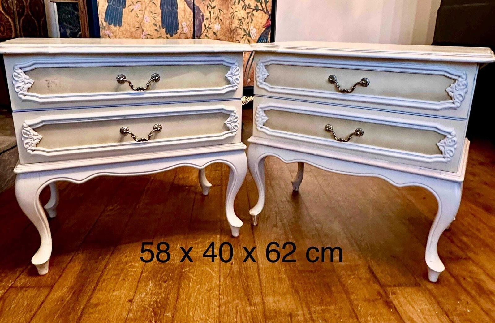 French Style Bedside Cabinets Available For Refurbishment In A Colour Of Your Choice photo furniture