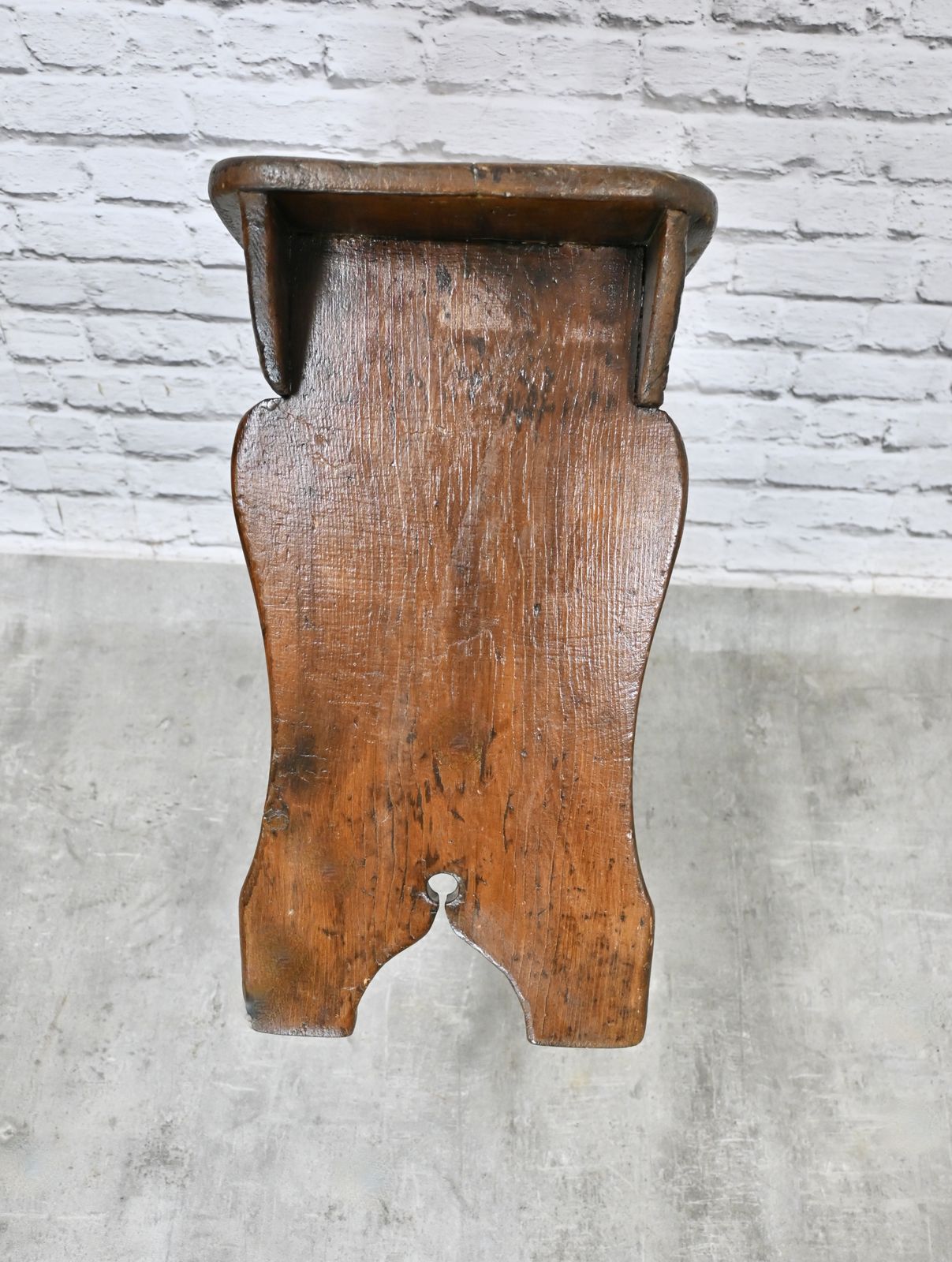 Antique Painted Pine Bench photo for sale