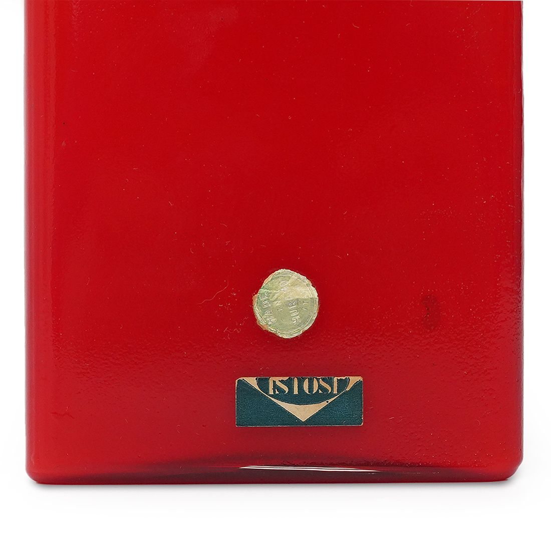 660.0 Red Glass Bottle By Luciano Vistosi For Vistosi, 1960s photo