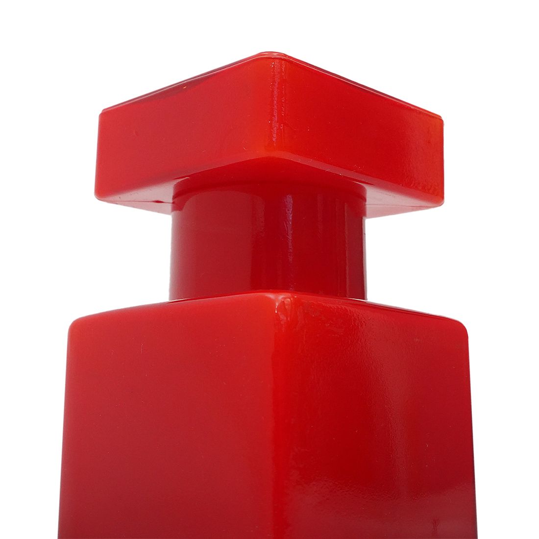 photo for sale Red Glass Bottle By Luciano Vistosi For Vistosi, 1960s