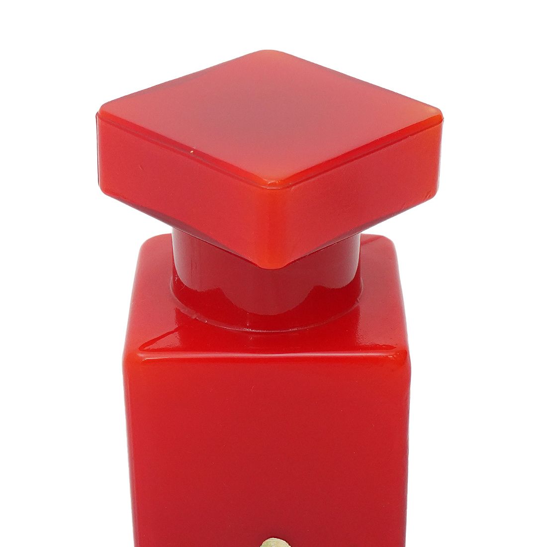 Home Decor Red Glass Bottle By Luciano Vistosi For Vistosi, 1960s photo