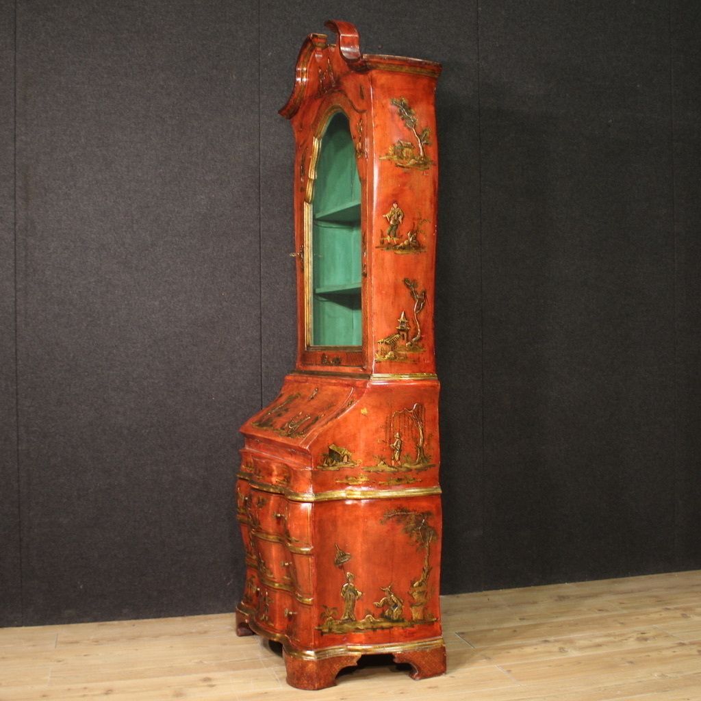 Venetian Lacquered And Gilded Chinoiserie Trumeau From 20th Century photo 4100.0