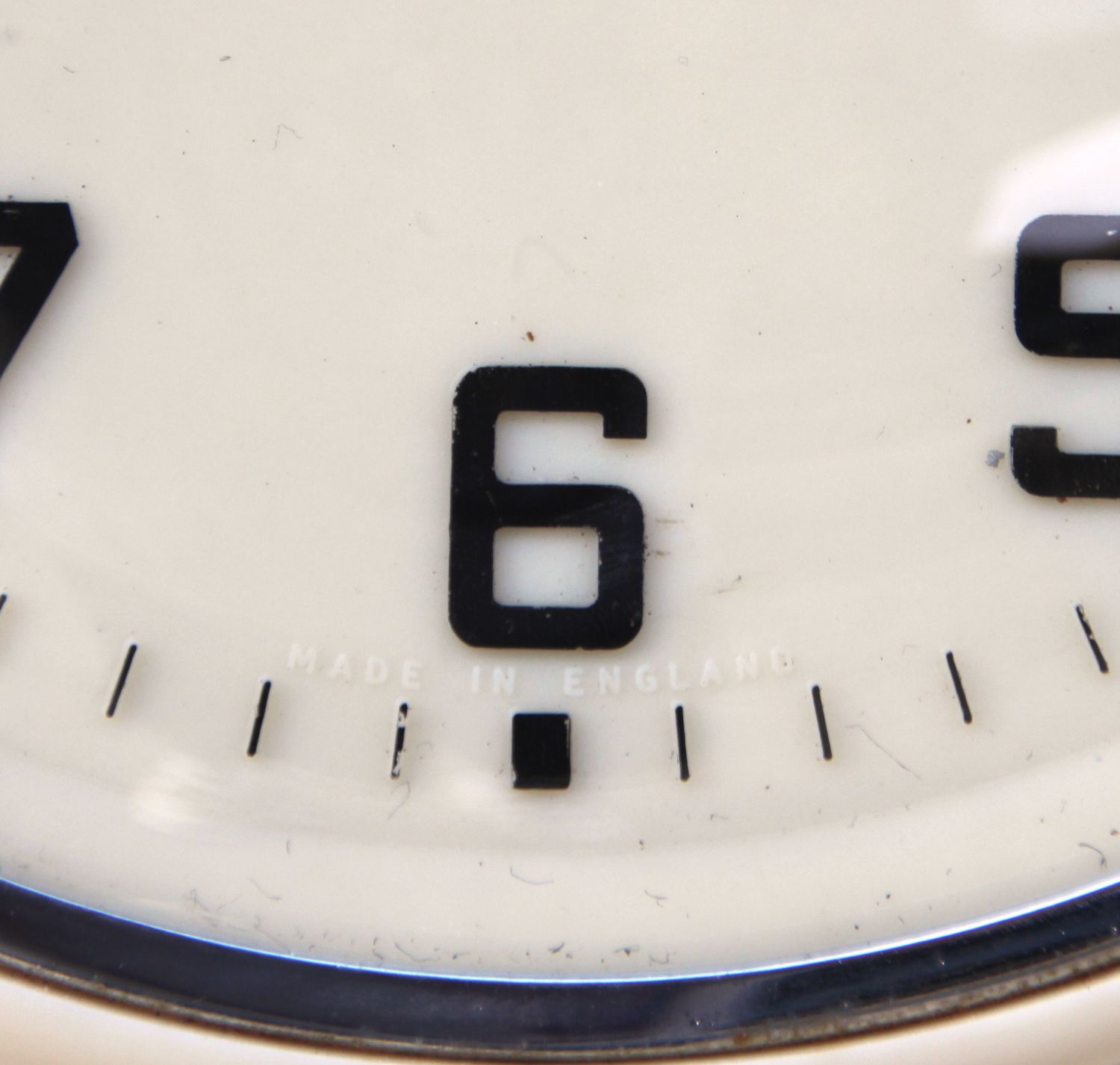1950s British Bakelite Vintage School / Commercial Wall Clock. Fully Guaranteed photo vintage