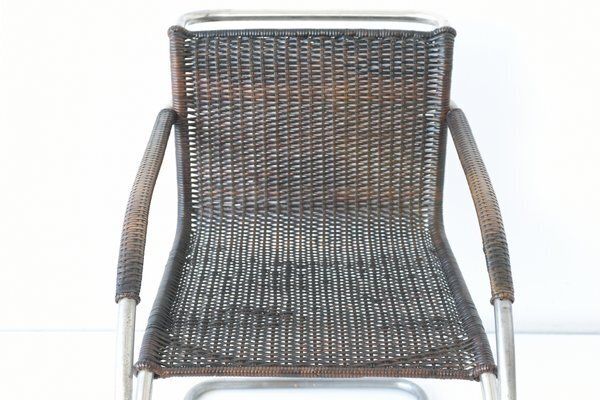Weissenhof Mr 20 Armchair By Ludwig Mies Van Der Rohe For Berlin Metallgewerbe Josef Müller, Germany, 1927