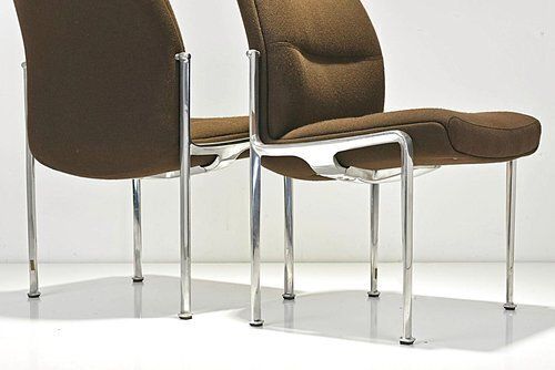 photo furniture Chairs By Richard Schultz For Knoll International, Germany, 1966, Set Of 2