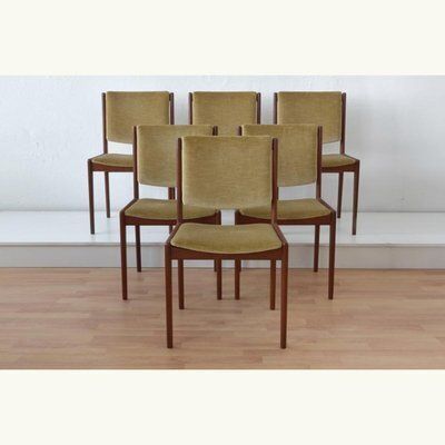 Chairs In Teak By Karl E. Ekselius, Sweden, Set Of 6 photo Furniture