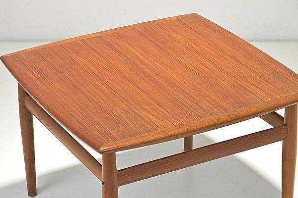 Furniture Side Table In Teak By Grete Jalk For Glostrup Møbelfabrik, Denmark, 1960s photo