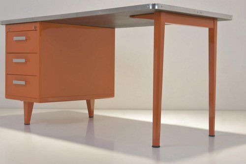 photo buy Desk In Sheet Steel From Gispen, 1955
