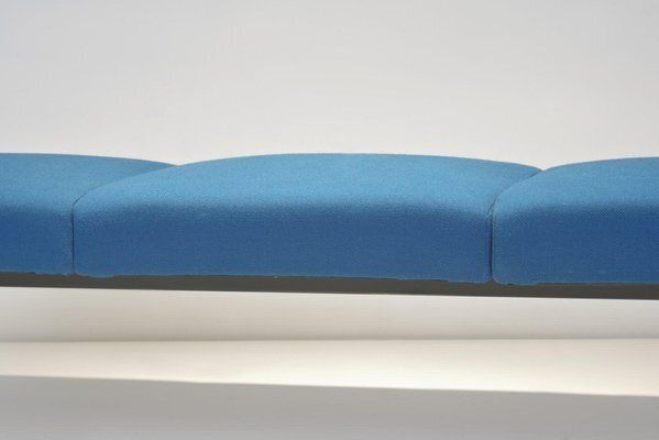 photo furniture Chrome Plated Square Steel Tube Bench From Walter Knoll, Germany, 1969