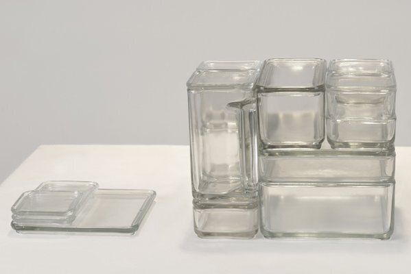 Cube Storage Container By Wilhelm Wagenfeld For Vlg Weisswasser, Germany, 1938 photo vintage