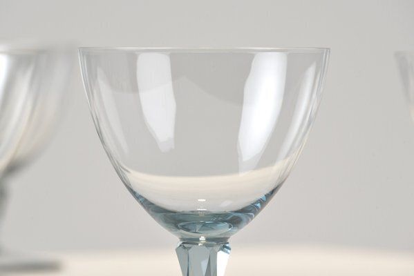 photo furniture Burgundy Glasses By Wilhelm Wagenfeld For Vlg Weisswasser, Germany, 1937, Set Of 8