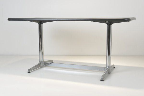 Worktable In Aluminium By Giancarlo Piretti For Mobilier International, France, 1970s photo furniture