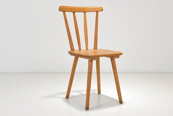 Rung Chair In Beech By Adolf Schneck For Thonet, 1942 photo buy