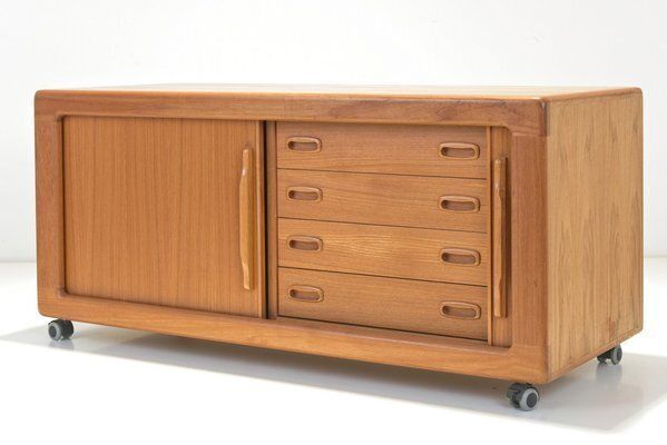 Teak Factory Design Tv Phono Cabinet From Dyrlund, Denmark, 1975 photo vintage