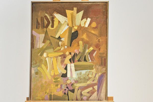 Oil Painting, Apotheose, Rose Kurtzke, Berlin, Germany, 1958 photo furniture