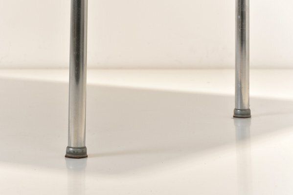 Furniture Dining Table In Steel Tube From Mauser Works Waldeck, 1950s photo