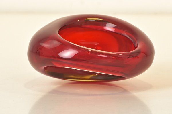 Sommerso Vase In Murano By Flavio Poli For Seguso, 1958 photo vinterior