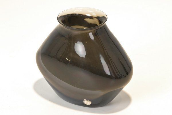 Heavy Sommerso Vase In Murano By Flavio Poli For Seguso, 1960s photo buy