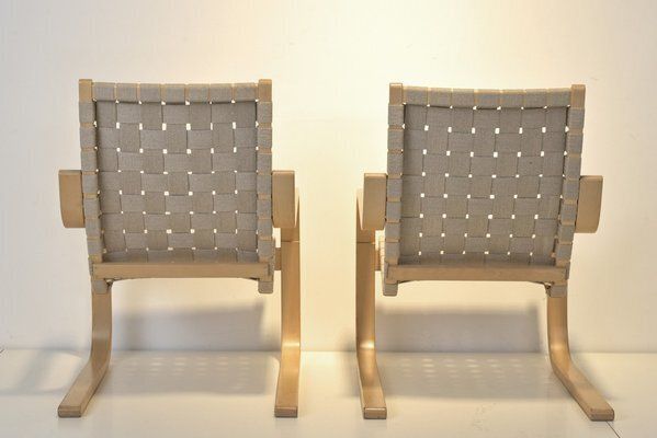Set Of 406 Cantilever Lounge Chairs By Alvar Aalto For Artek, Finland photo 4801.0