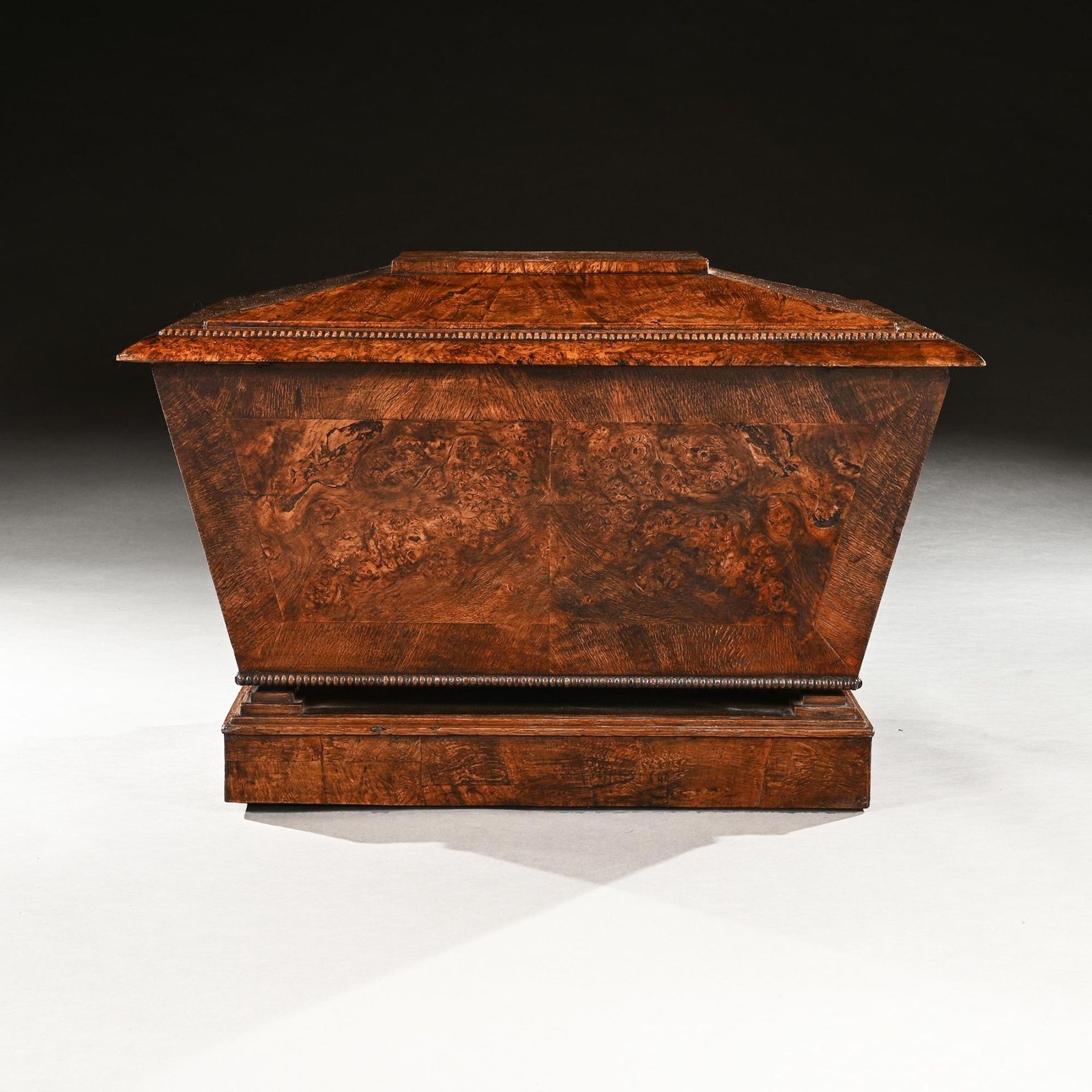 Late Regency George IV Period Wine Cooler Cellarette In Pollard Oak Of Exceptional Colour And Patina photo for sale