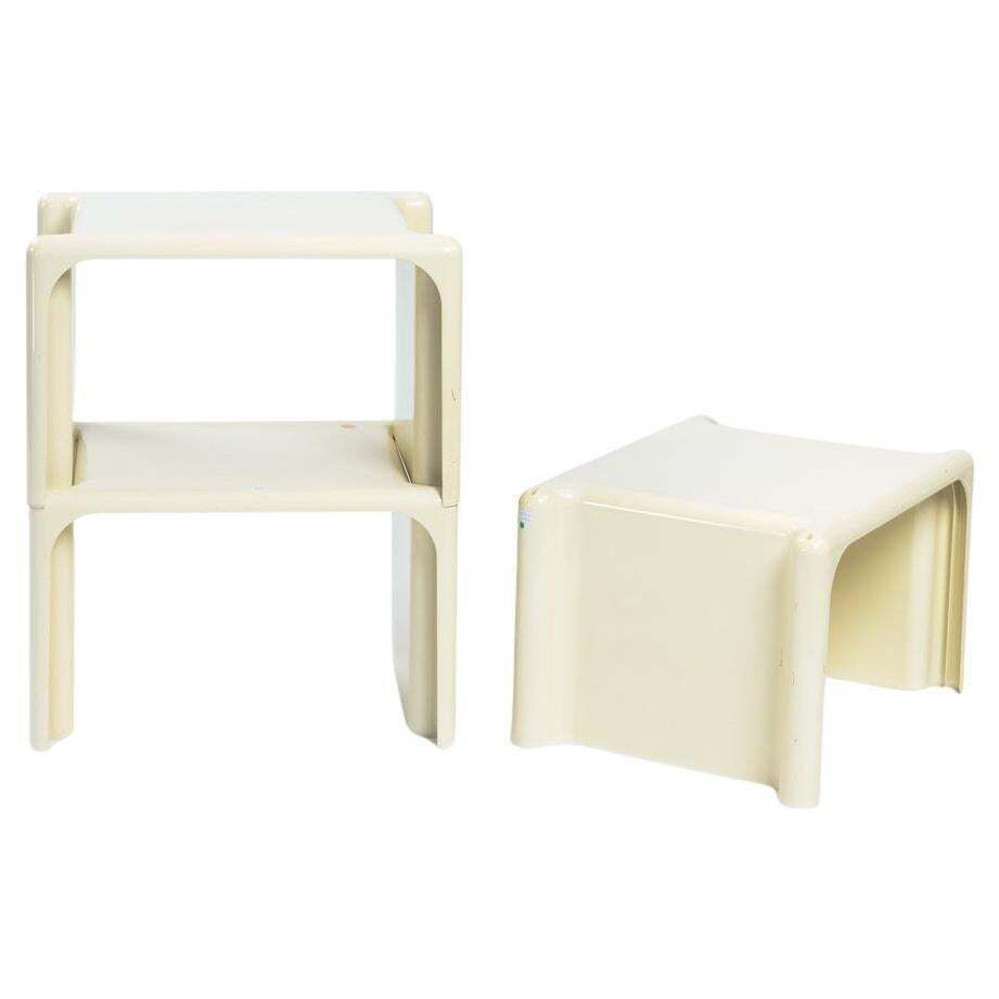 Giotto Stoppino Elco Scorze, 1970s Scagno Stacking Coffee Tables, Set Of 3