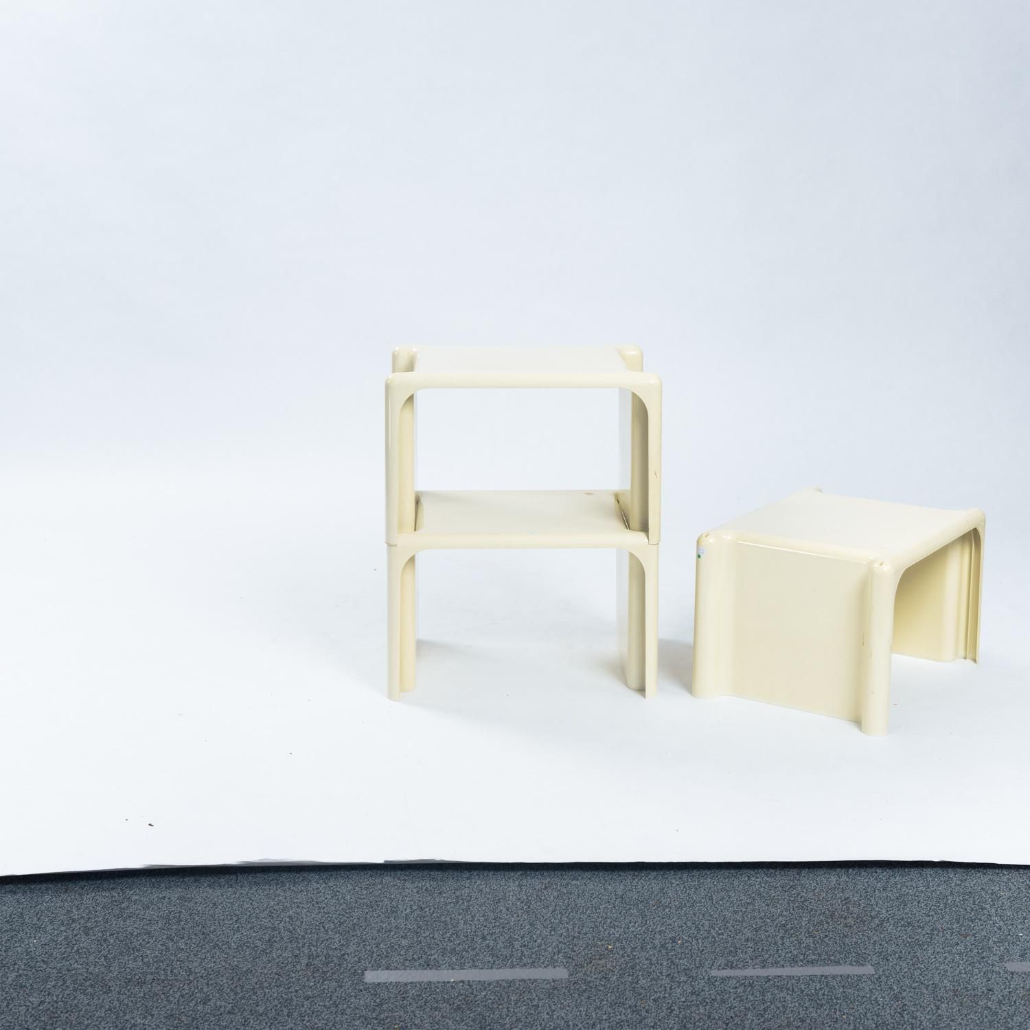Giotto Stoppino Elco Scorze, 1970s Scagno Stacking Coffee Tables, Set Of 3 photo 1282.0