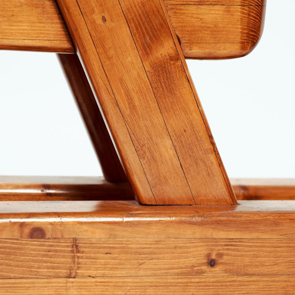 photo furniture Midcentury Pinewood Rocking Horse, 1970s