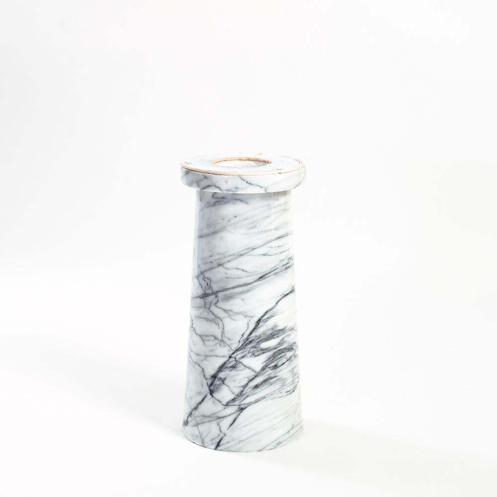 Mid Century Italian Marble Dining Table In The Style Of Angelo Mangiarotti, 1970 photo vinterior