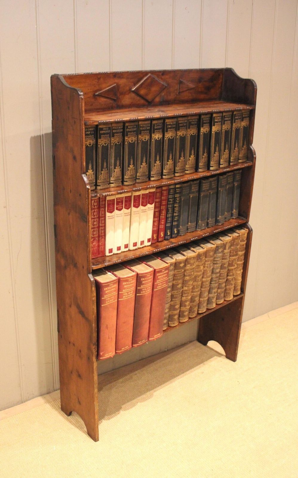 photo furniture Rustic Deal Wood Open Bookcase