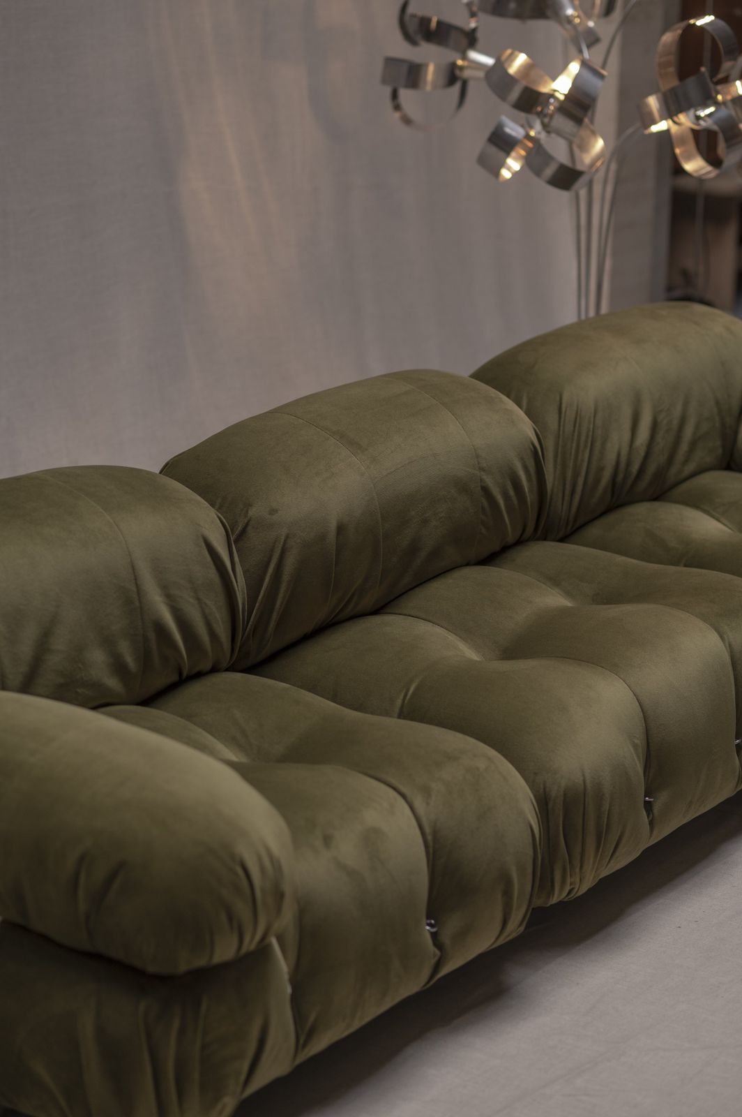 Furniture Vintage 'Camaleonda' Three Seat Sofa By Mario Bellini For B&B Italia photo