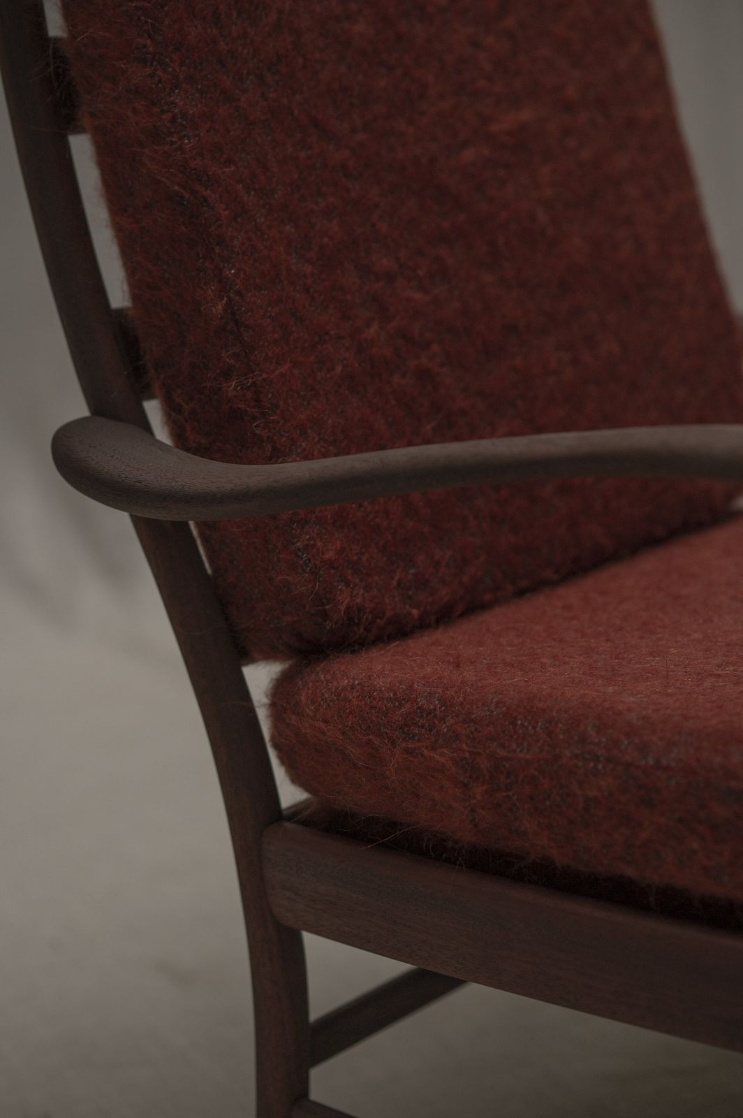 Furniture Rare Chinese Inspired Danish Easy Chair, 1960s photo