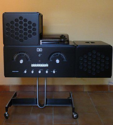 Radiophonograph Cubo Rr 126 Fo By F.Lli Castiglioni For Brionvega, 1971 photo Home Decor