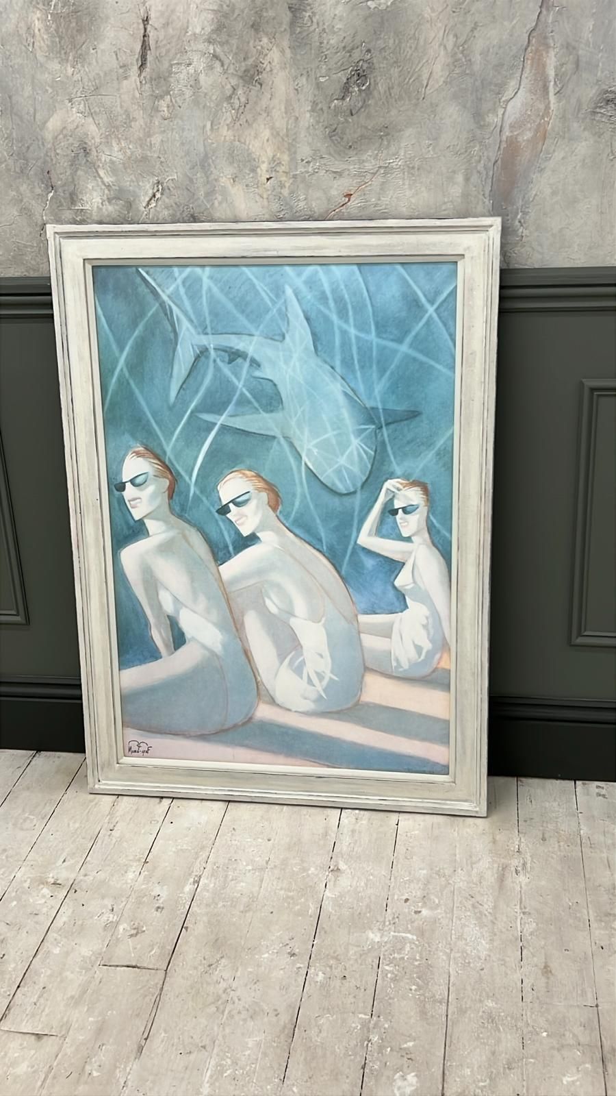 ‘Ladies And Shark’ Poster After Fernando Vicente, Published By Mama Graf