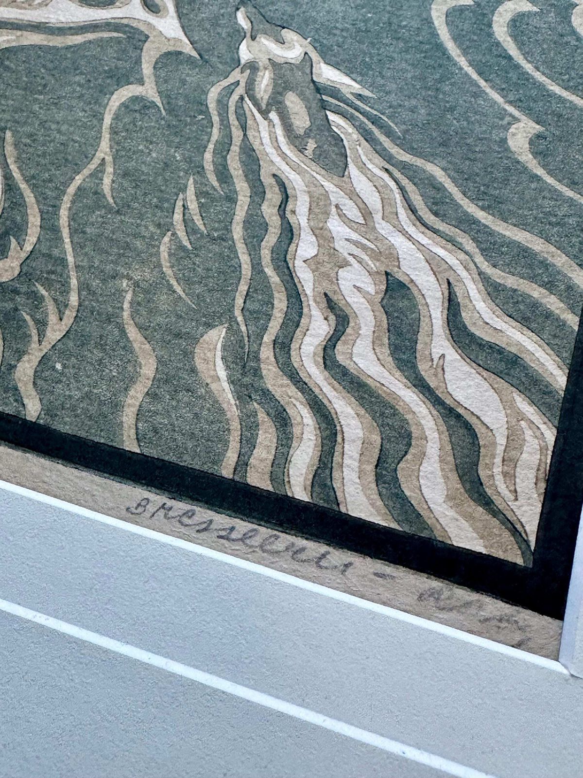 Norbertine Bresslern Roth 1891 1978 Woodcut Signed In Pencil Signature And Handdrucke The Flood.Size Of Image 26.5 X 29.5cm photo buy
