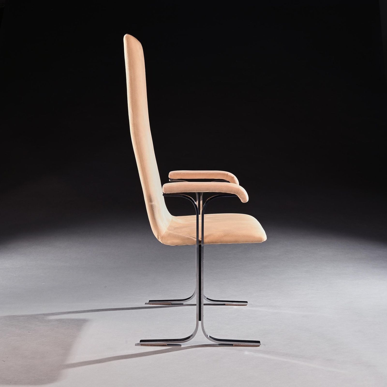Set Of Eight Mid Century High Back Lisse Dining Chairs Designed By Tim Bates For Pieff photo Furniture